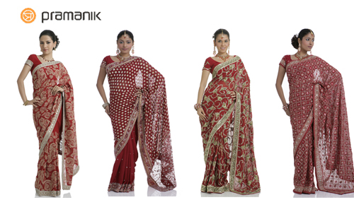 Bridal wear are made in a wide range of fabrics ranging from silk to 